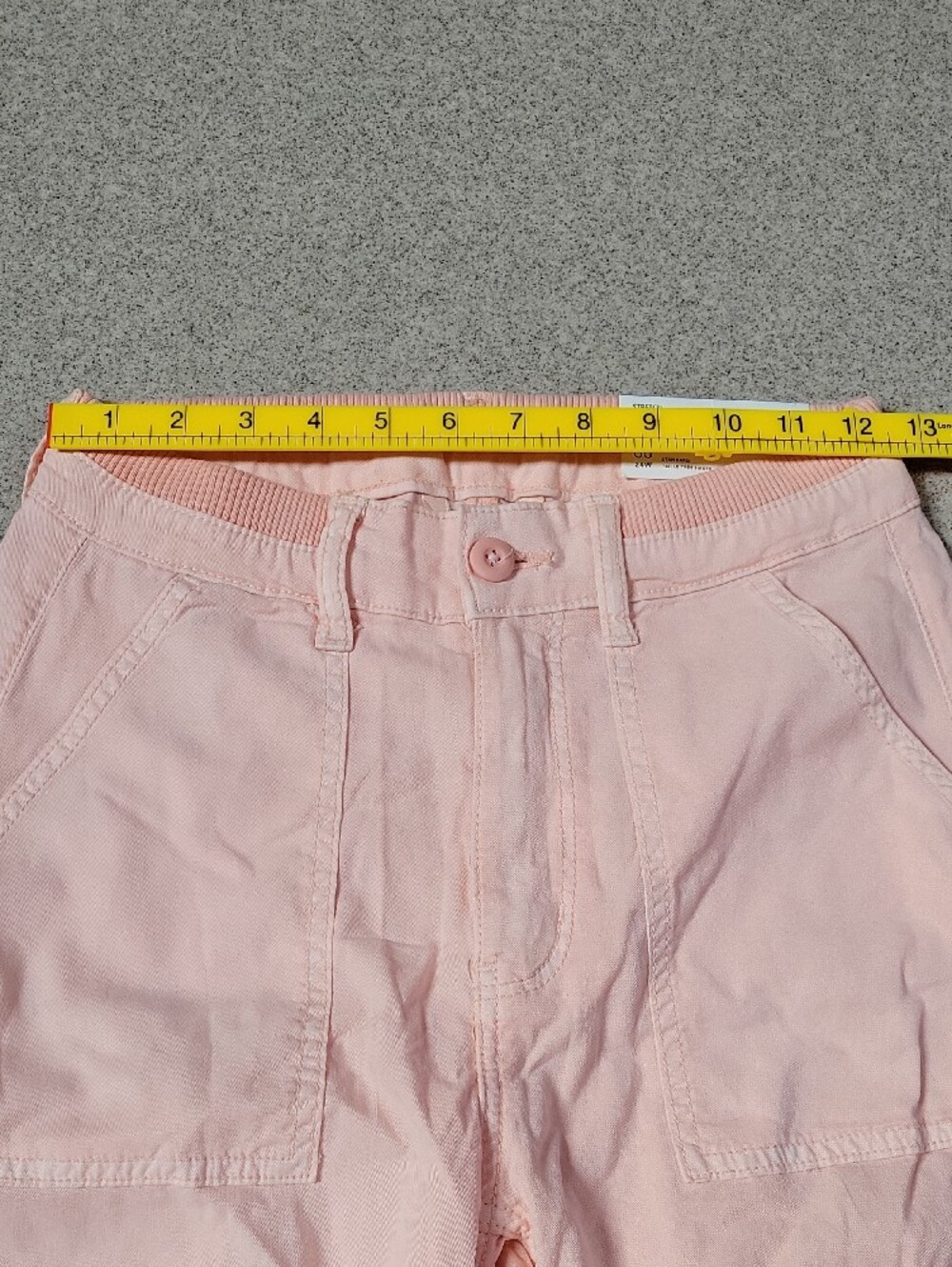 American Eagle Super High Rise Baggy Wide Leg Cargo Lyocell Stretch Size 24 - Picture 8 of 12